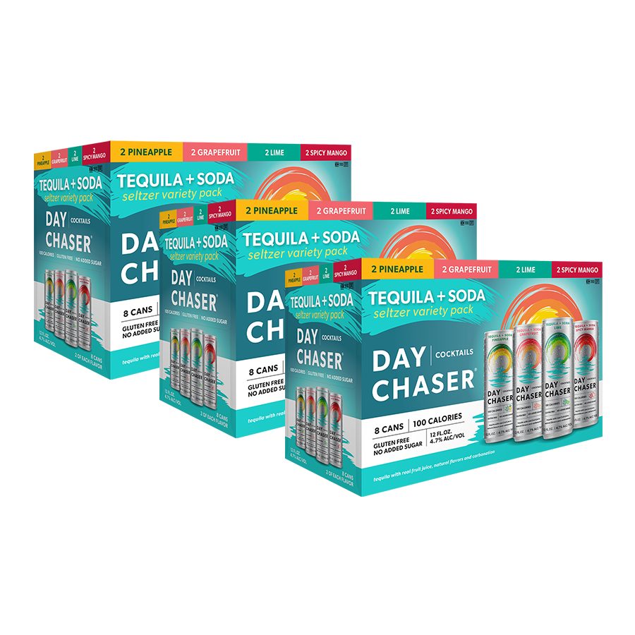 Day Chaser Cocktails Tequila + Soda Variety Pack 8-Pack